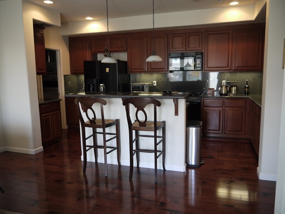 how to brighten dark kitchen.