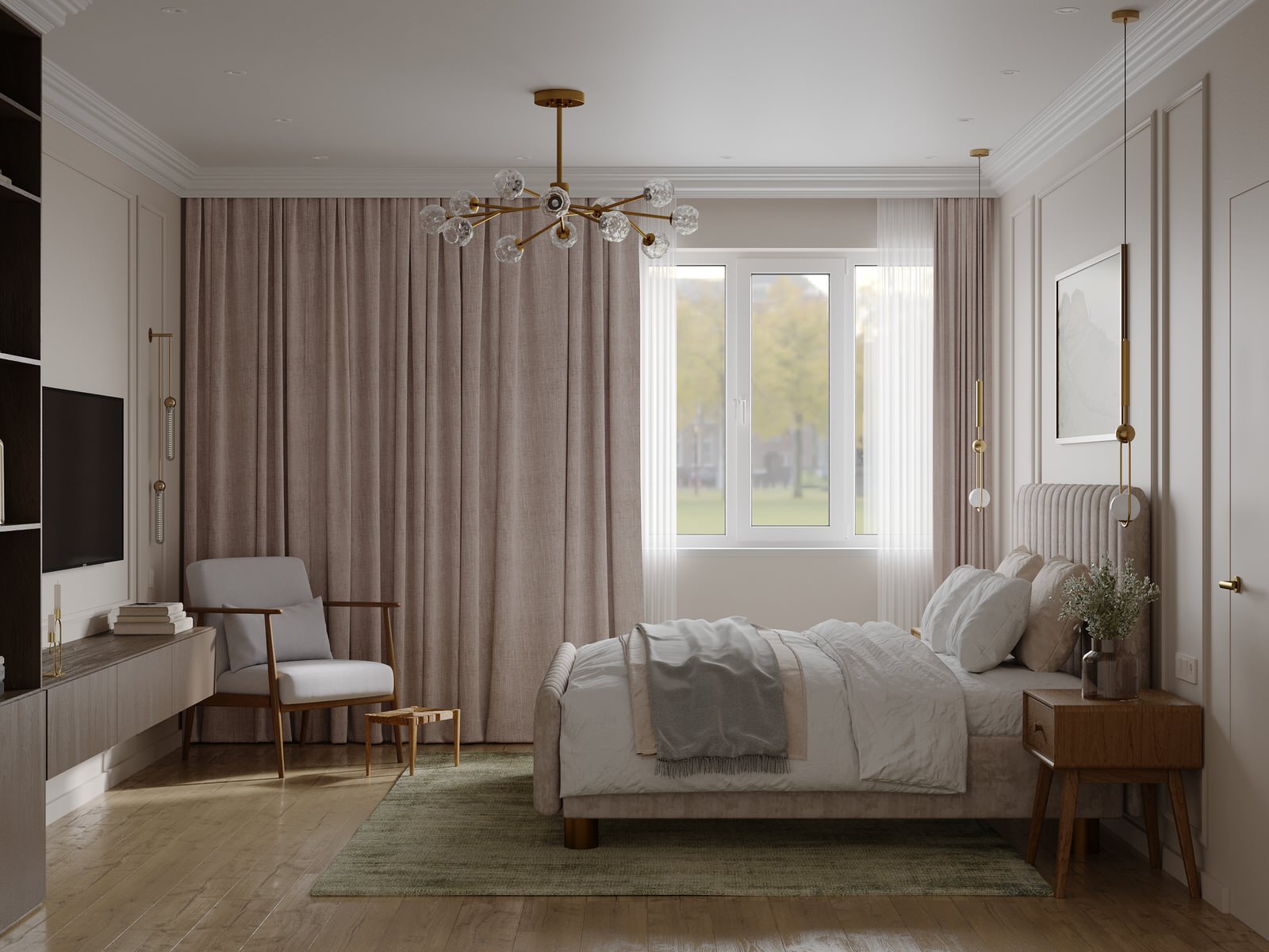 Дизайн-проект спальни