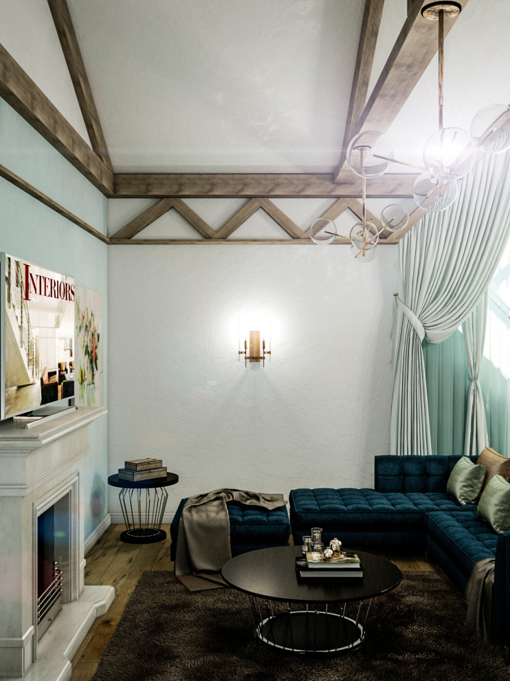 Интерьер загородного дома "Весенняя"