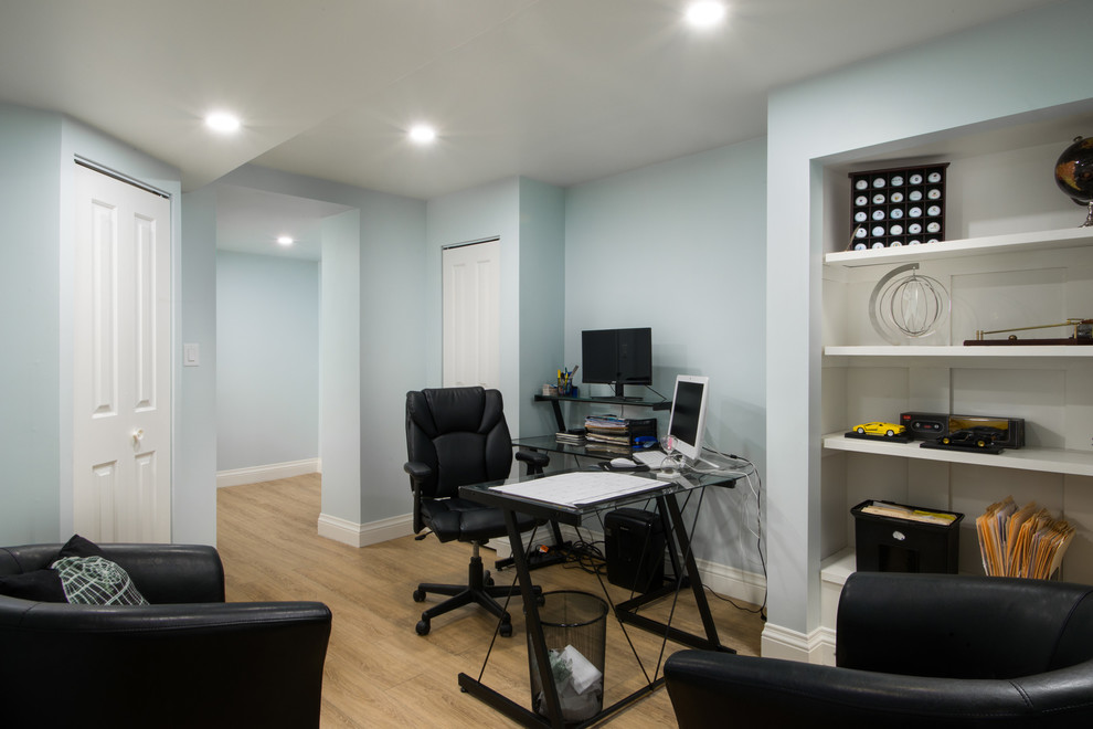 Basement - transitional basement idea