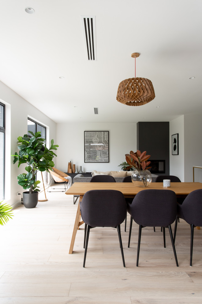 Inspiration for a contemporary dining room in Adelaide.