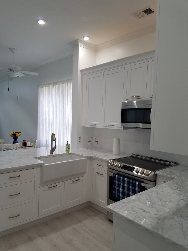 Kitchen - transitional kitchen idea in Miami