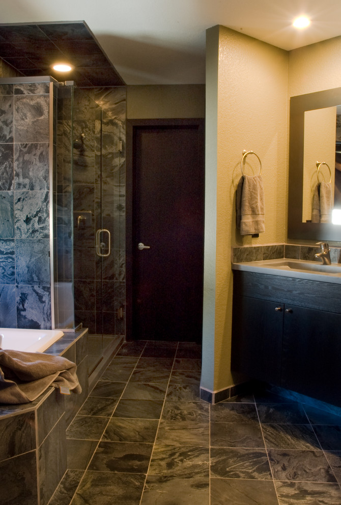Bathroom - transitional bathroom idea in Denver