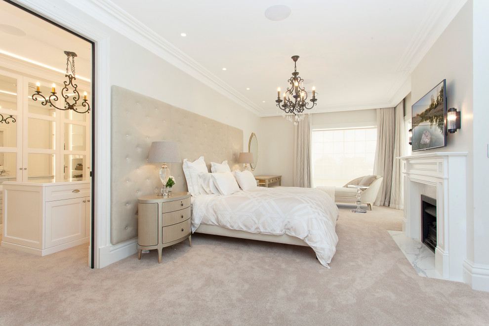 Photo of a country bedroom in Sydney.