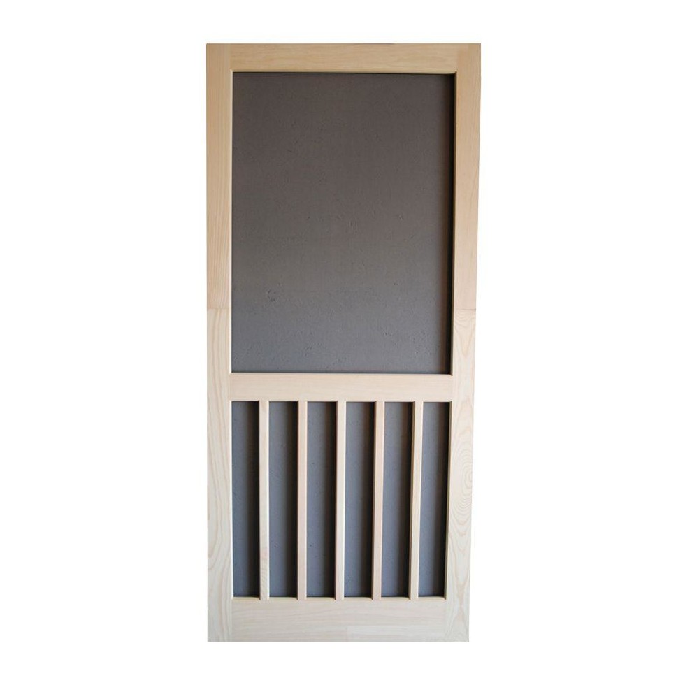 New wood screen door prevent sagging