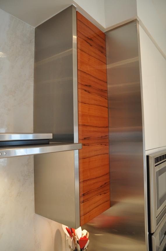 Horizontal Applewood with Stainless Steel