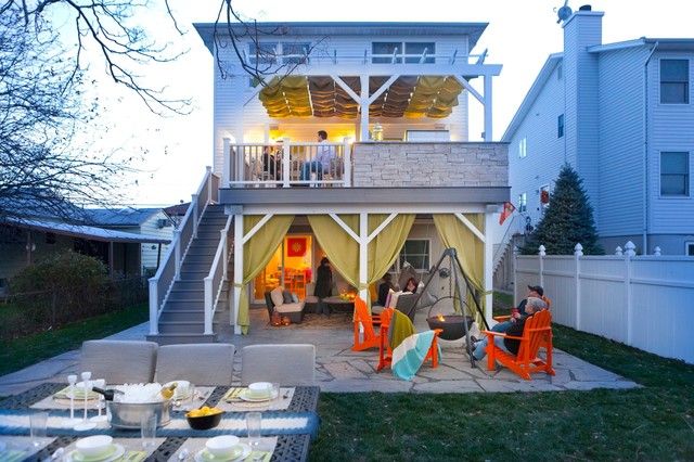 Ruppert Backyard eclectic-deck
