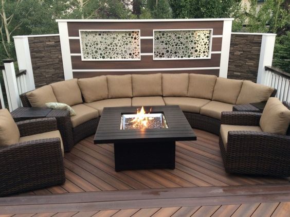 Fiberon Composite Decking contemporaneo-terrazza