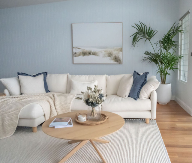 Beach Side Haven beach-style-living-room