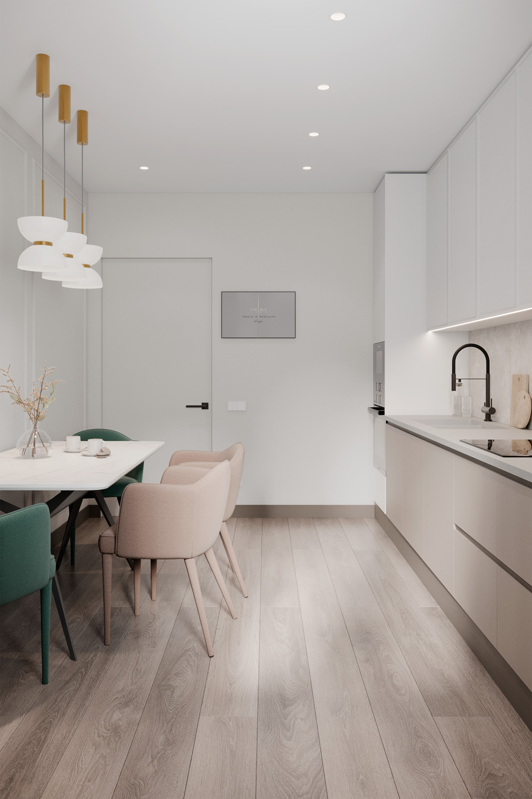 Светлый интерьер