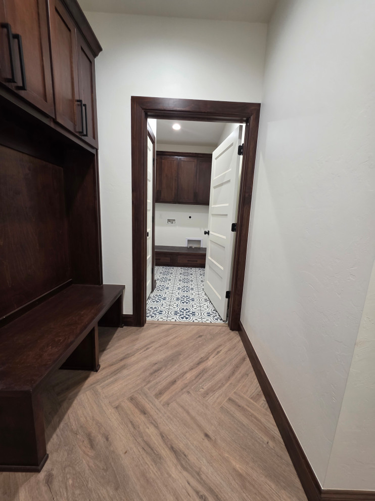 Mudroom & Laundry Room with custom cabinetry