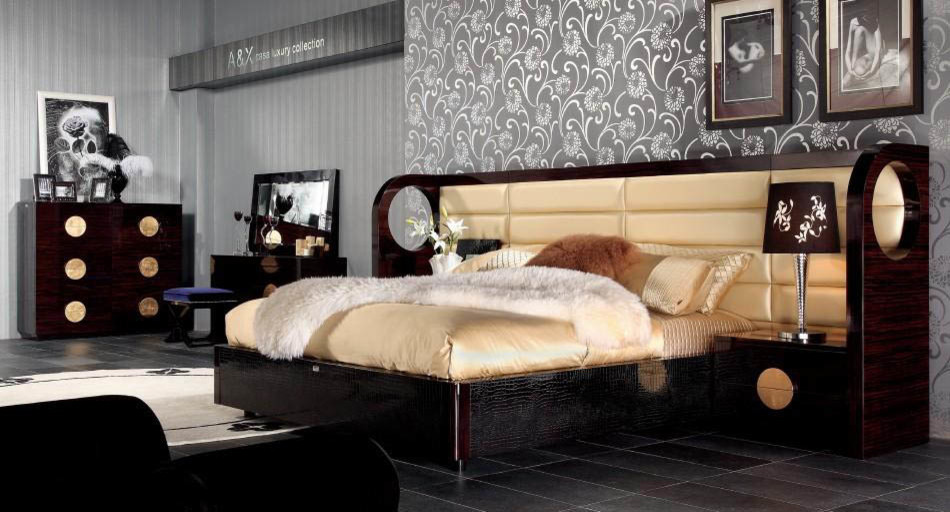 Armani Xavira Modern Leather and Lacquer Bedroom Set - $ - Modern -  New York - by Designer Group USA Inc | Houzz