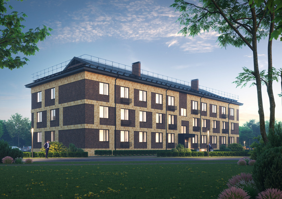 Проект многоквартирного жилого дома в посёлке Прохоровка