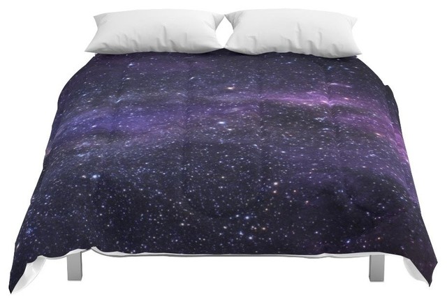 Society6 Cosmic Comforter Contemporary Comforters And