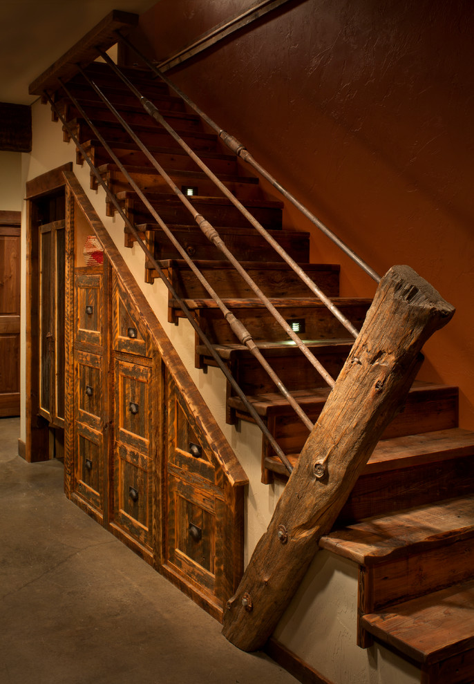 Staircase - rustic staircase idea
