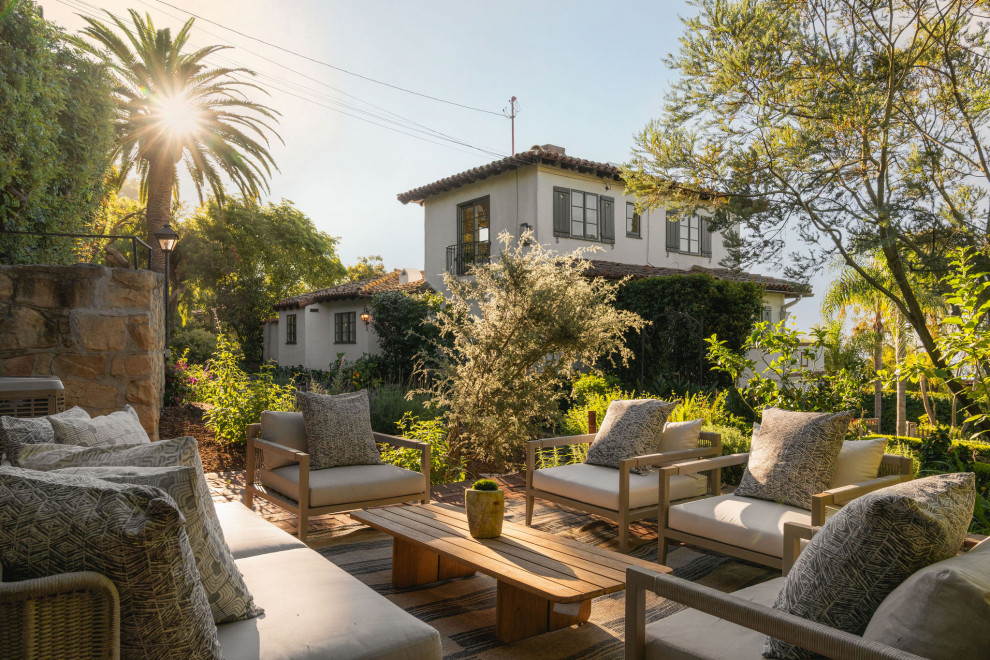 Transitional patio photo in Santa Barbara with no cover