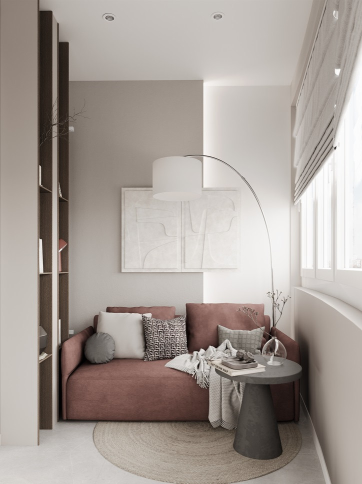 Лоджия в стиле Джапанди 2025