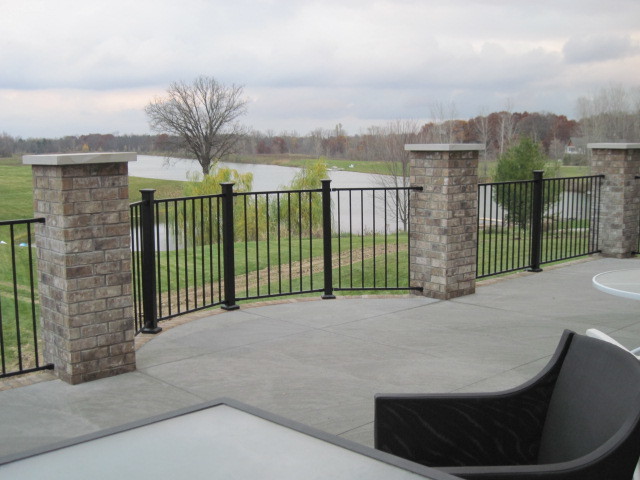 Custom Steel-Cement Raised Deck