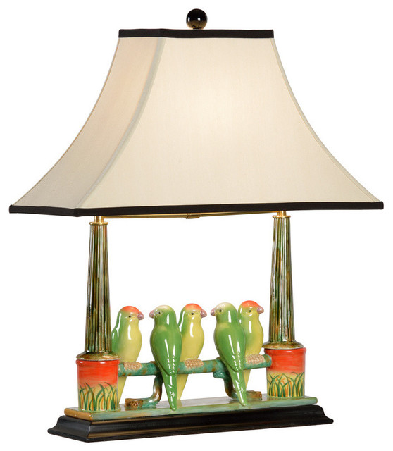 Parrot Perch Table Lamp Transitional Table Lamps by English