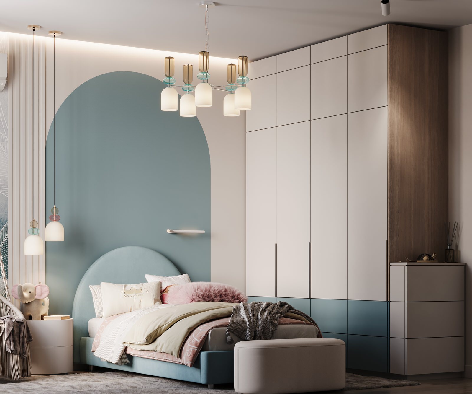 Проект трехкомнатной квартиры г. Ростов-на-Дону