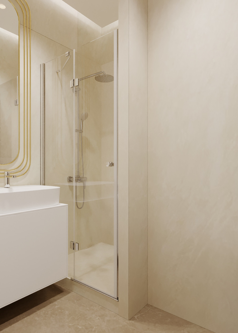 Ждановская 45. Гостевой санузел