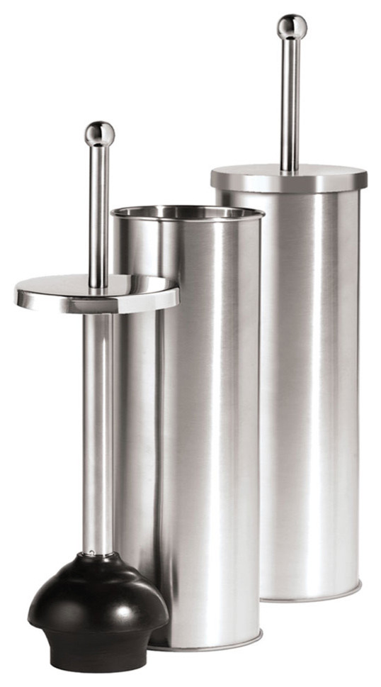 Stainless Steel Plunger With Holder