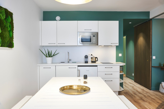 R&eacute;novation globale d'un appartement de 48m2 modern-kueche