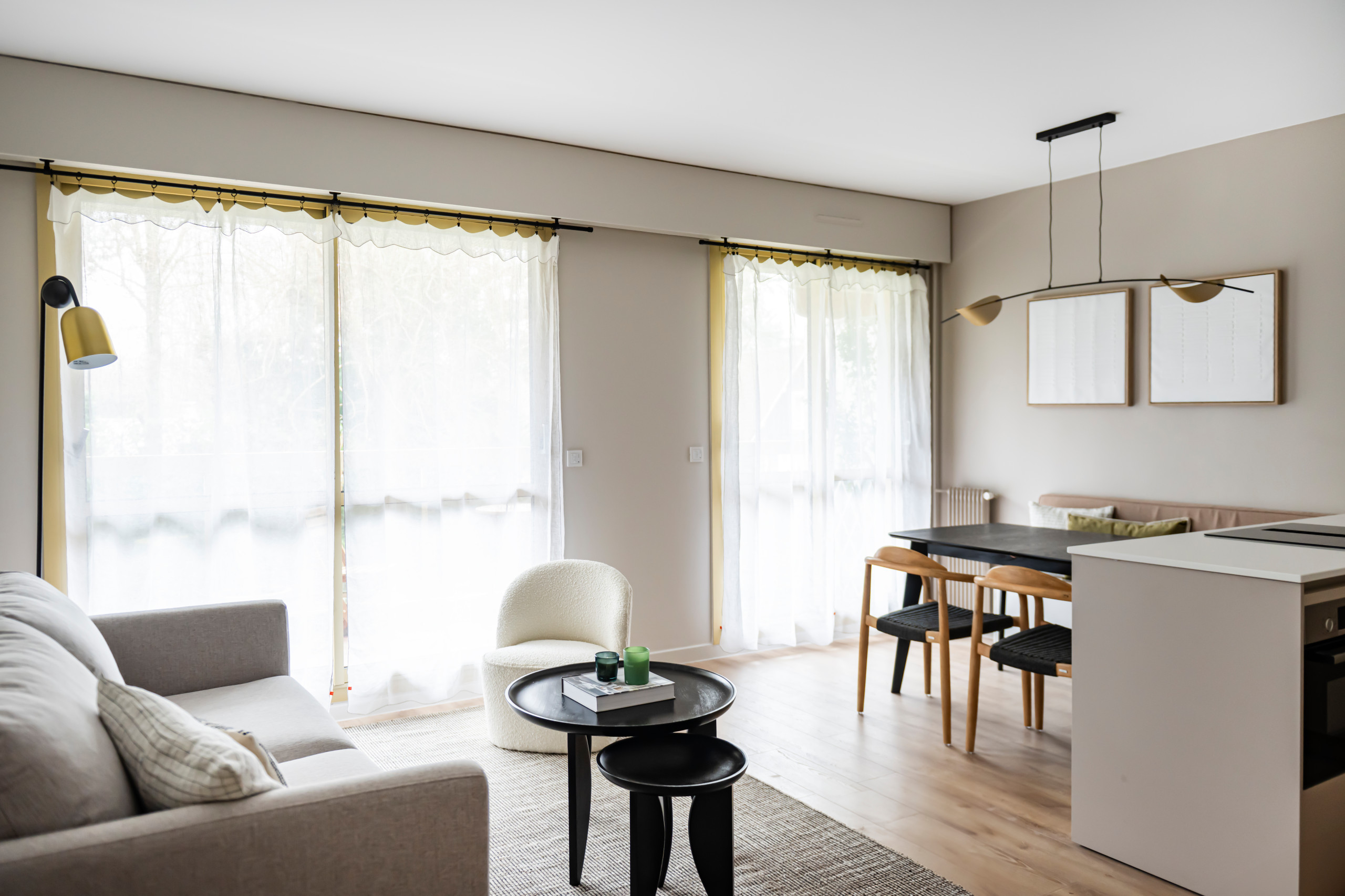 Aménagement d'un 2 pièces pour investissement locatif