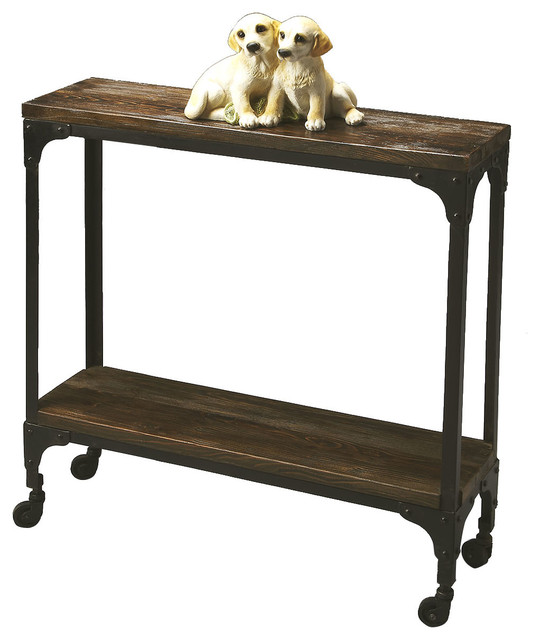 Butler Home Decor 32 1 4 H Mountain Lodge Finish Console Table Butler Home Decor 32 1 4 H Mountain Lodge Finish Console Table