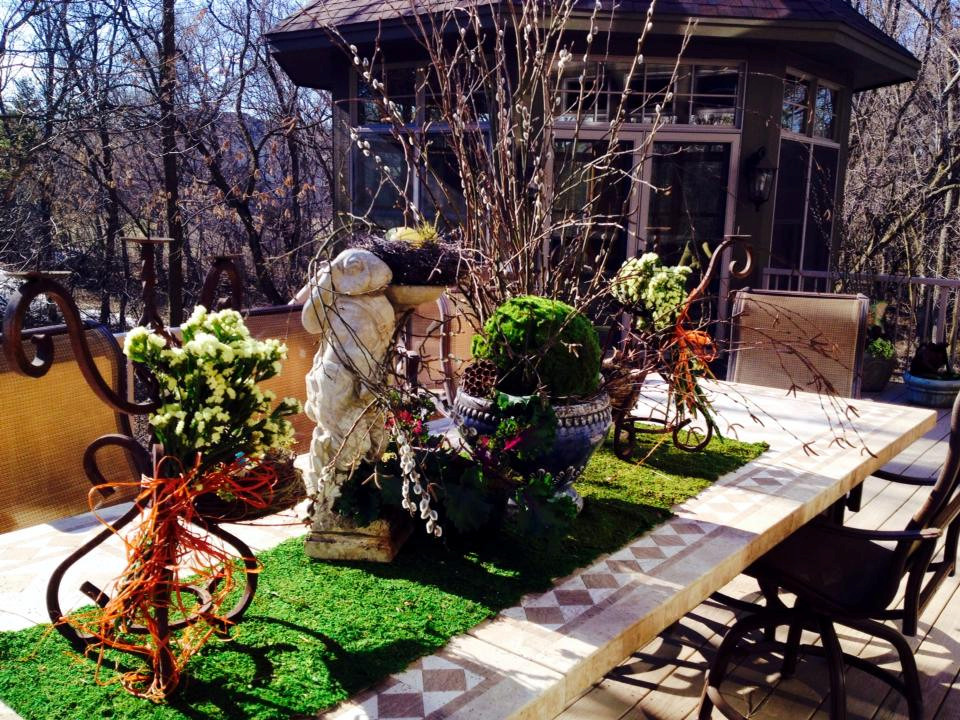 Example of a transitional deck design in Minneapolis