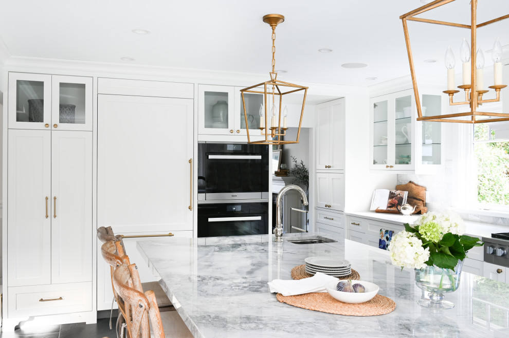 Photo of an expansive transitional kitchen in Vancouver.