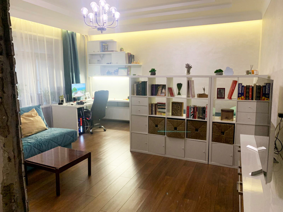 Гостиная-спальня-кабинет