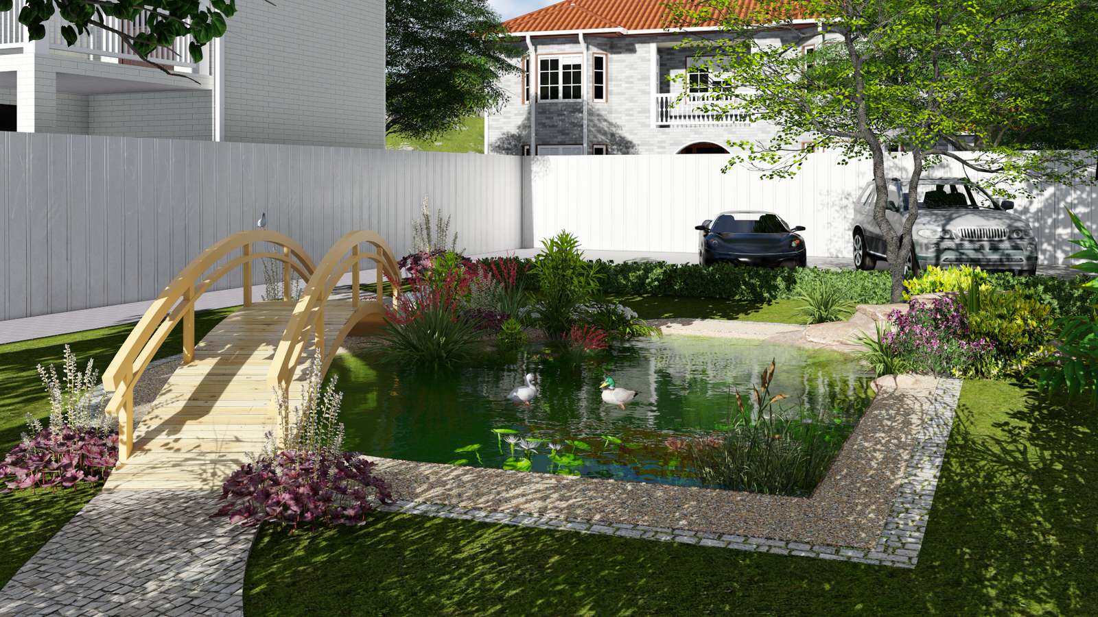 Пруд в частном доме, Ремизовка, Алматы