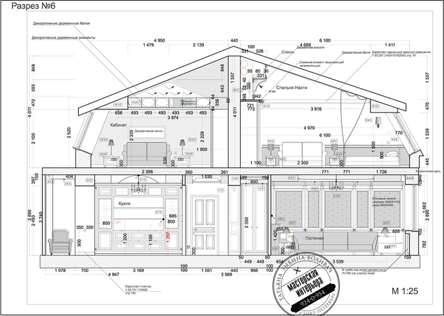 Дворянское Гнездо 2-уровневая кв в Пушкине