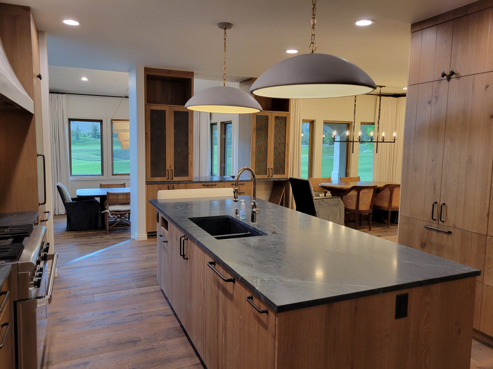 Inspiration for a transitional kitchen remodel in Denver
