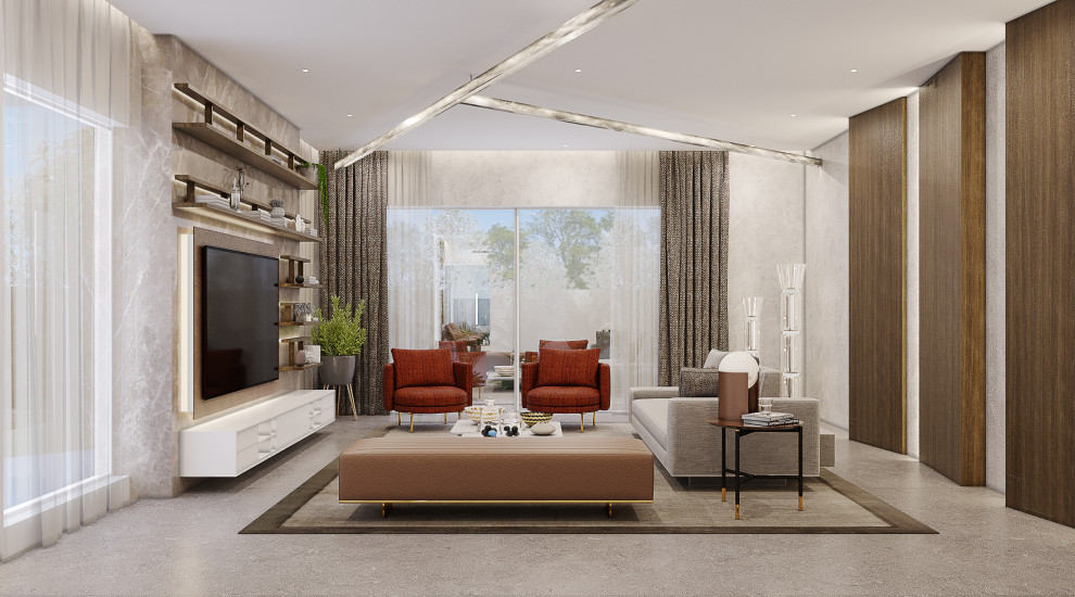 Residence Living Room Hyderabad by Urban Zen Houzz