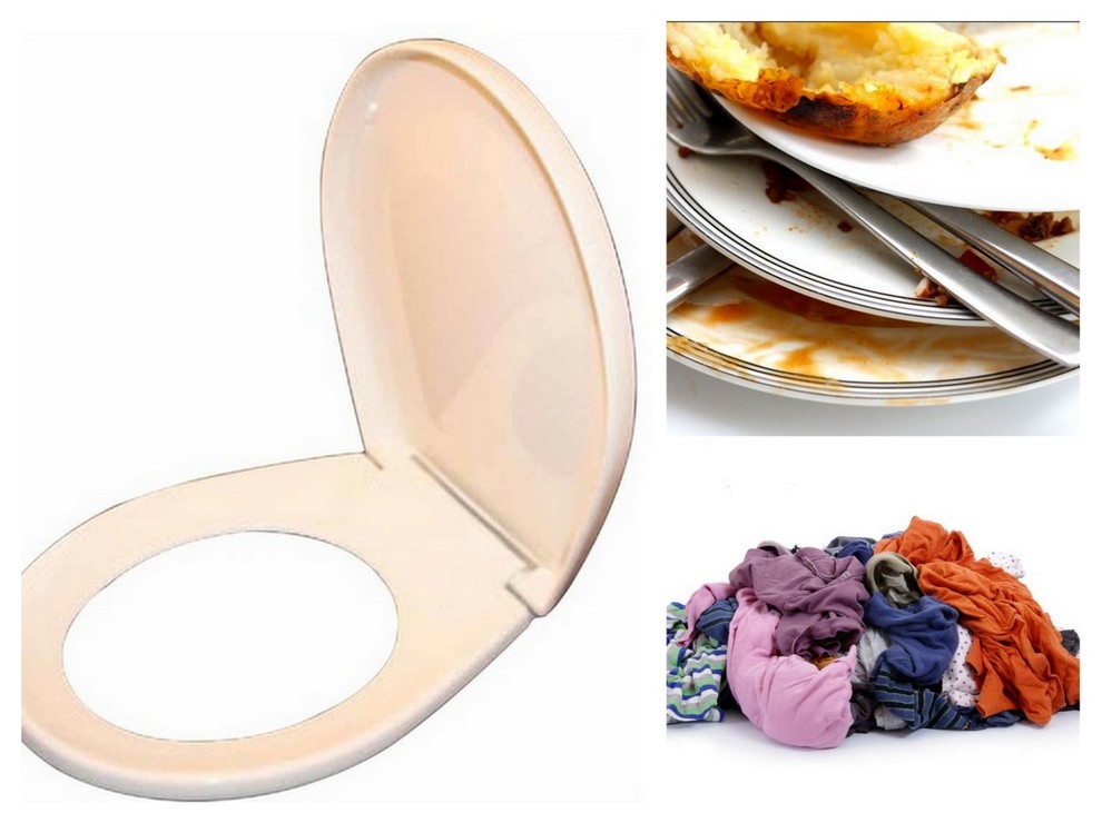 Not so bad? Toilet seat left up