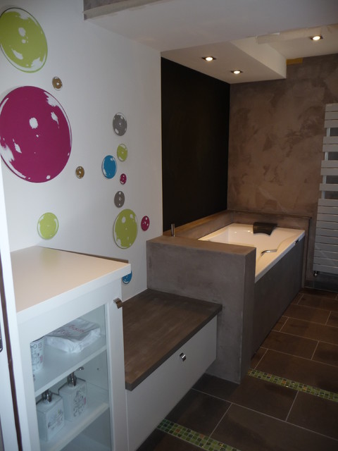 Mes derni&egrave;res r&eacute;alisations contemporary-bathroom