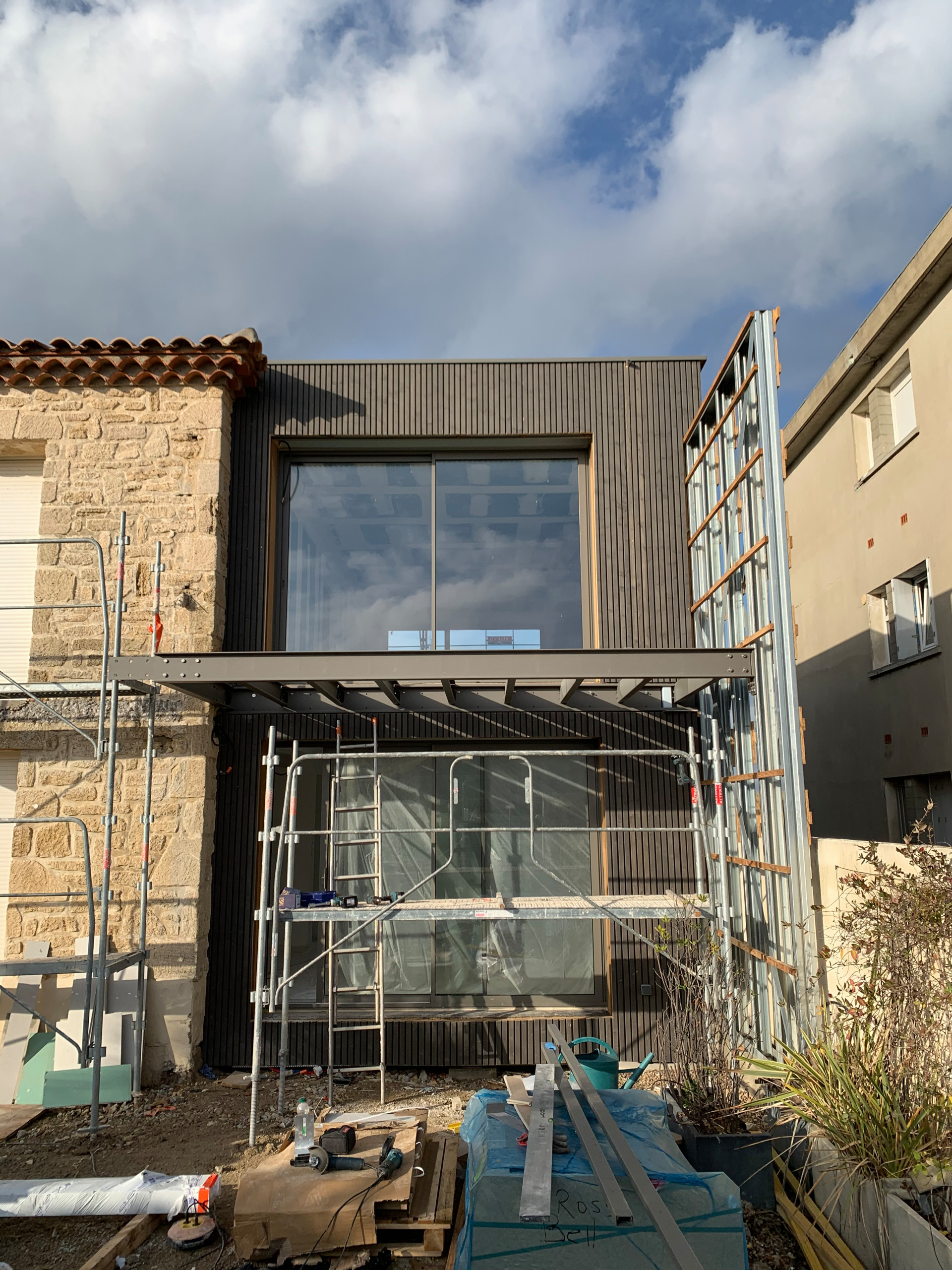 Extension en bord de plage