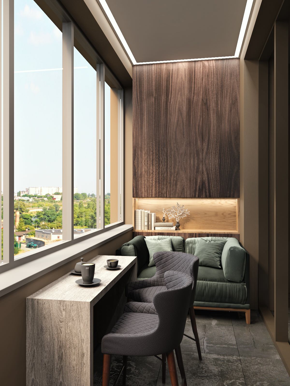 Балкон из нового проекта