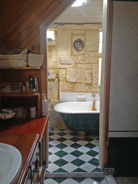Home eclectic-bathroom
