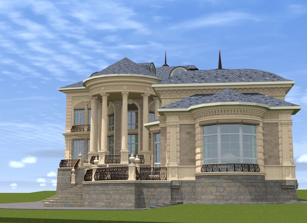 Проект загородного дома. "Леоново" S-1100 m2