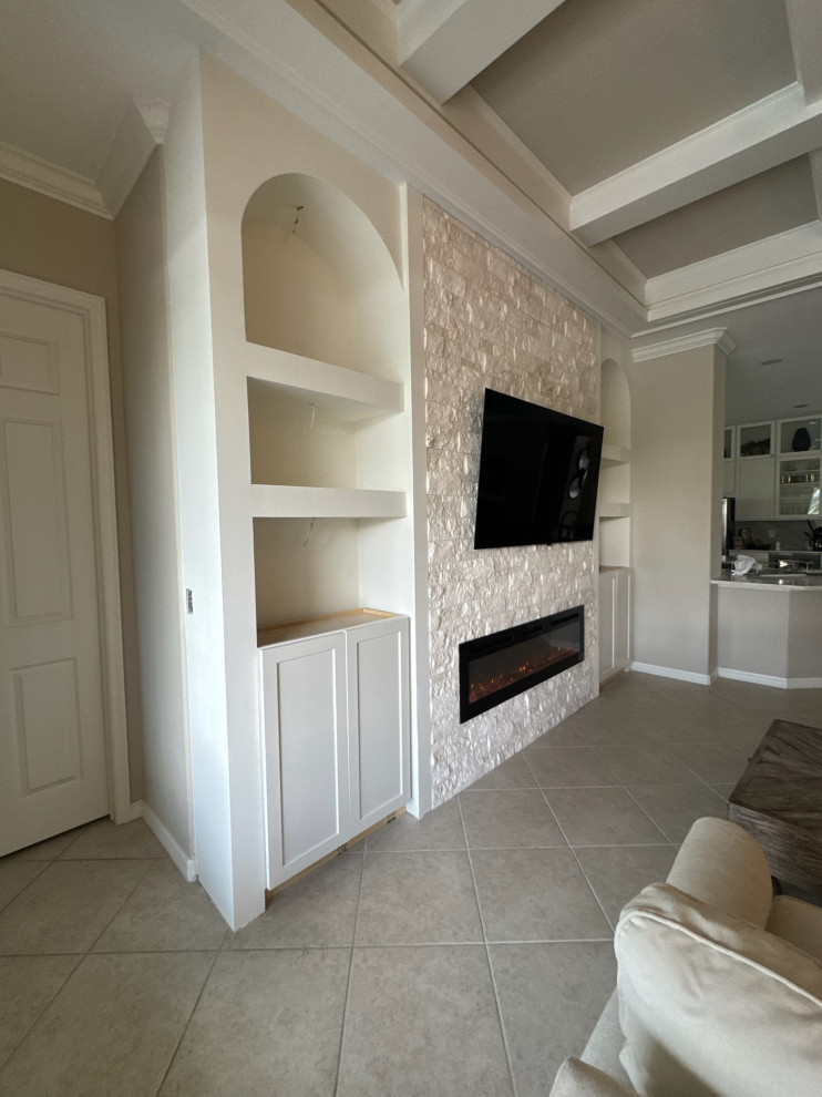 Fireplace Wall w/ Arches