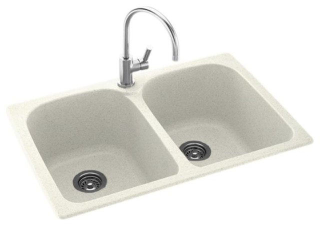 swan 33x22x10 solid surface kitchen sink