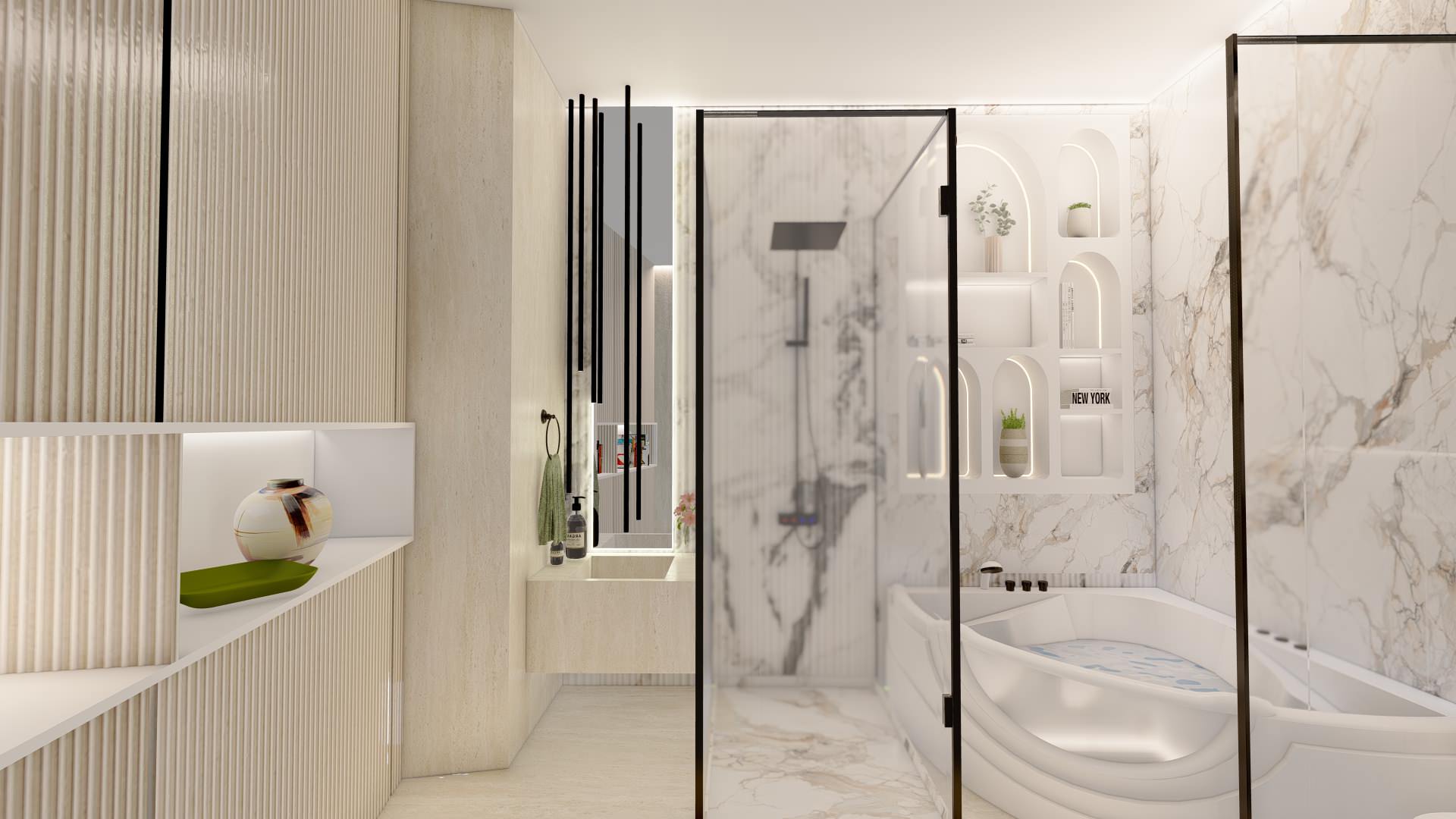 Contemporary Bathroom Upgrade at Hayes