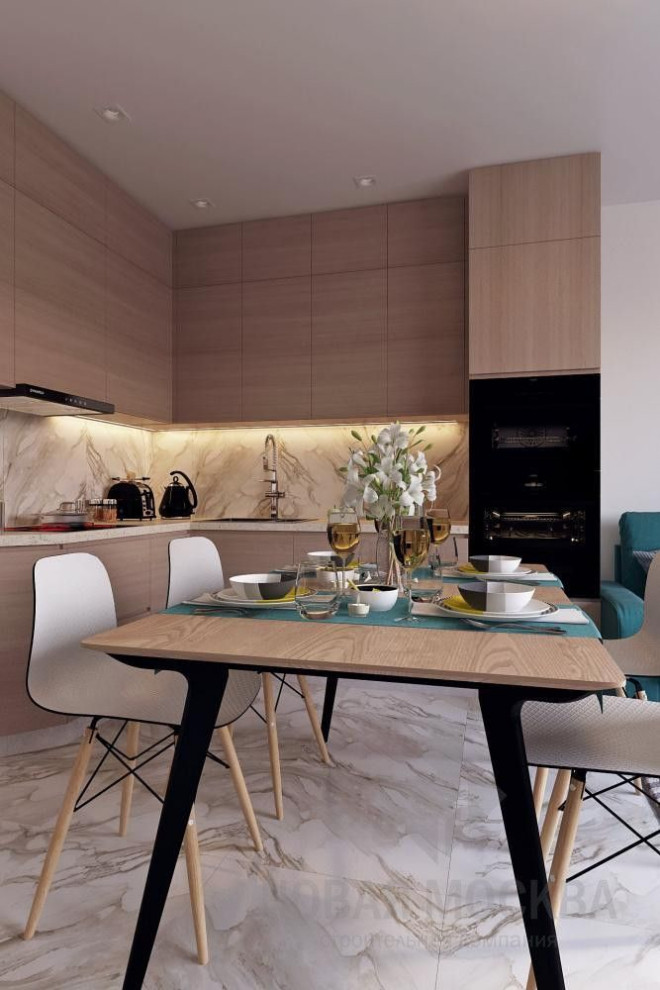 Дизайн-проект двухкомнатной квартиры 72 кв.м. в ЖК «Эталон-Сити»