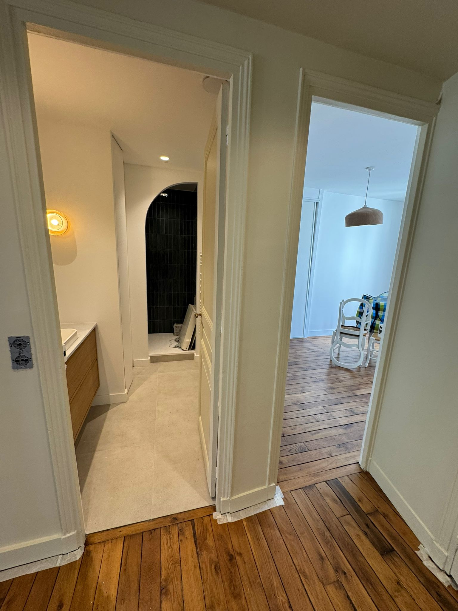 Projet Buttes Chaumont, rénovation d'un appartement de 60m2