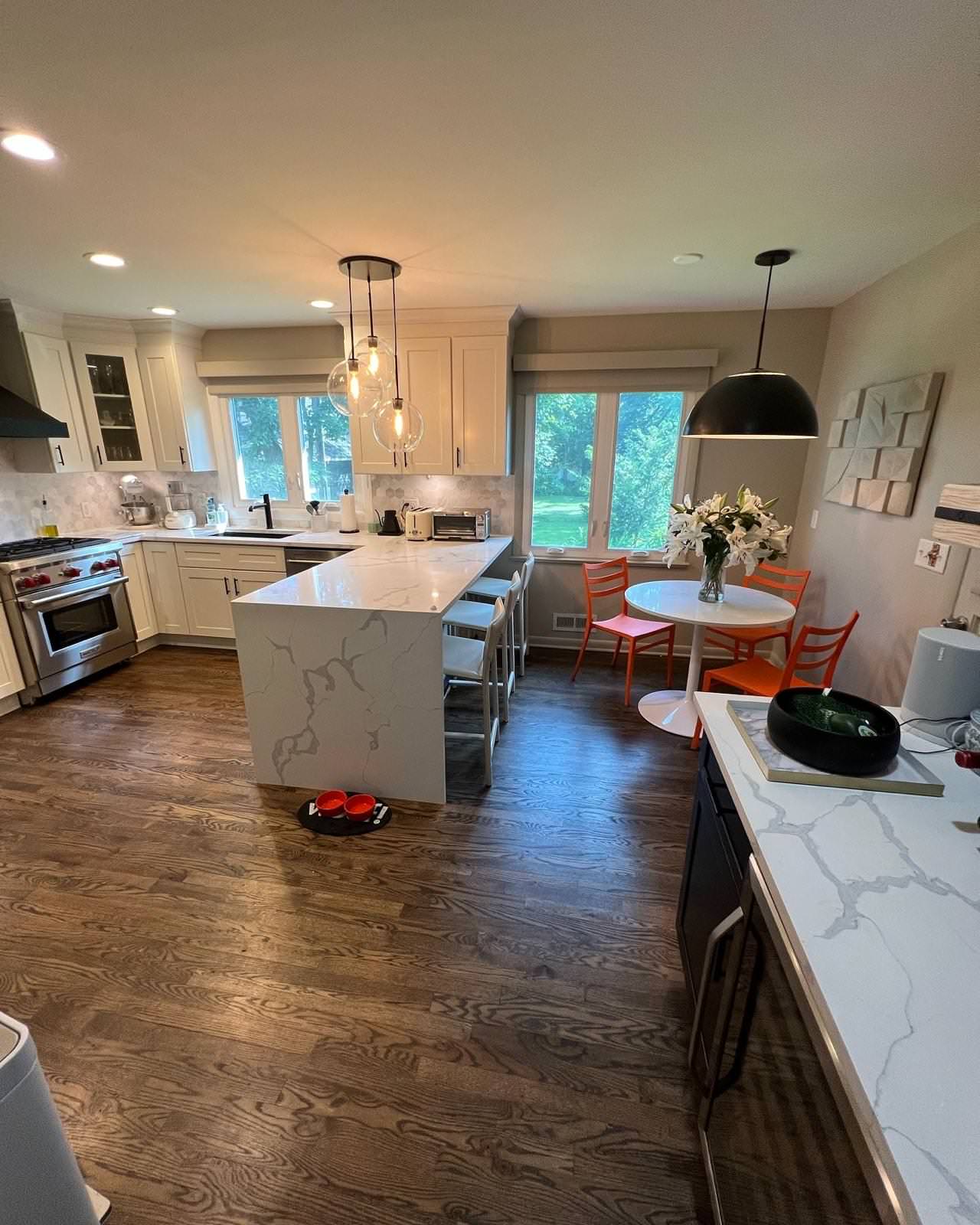 Kitchen Renovation With New Flooring