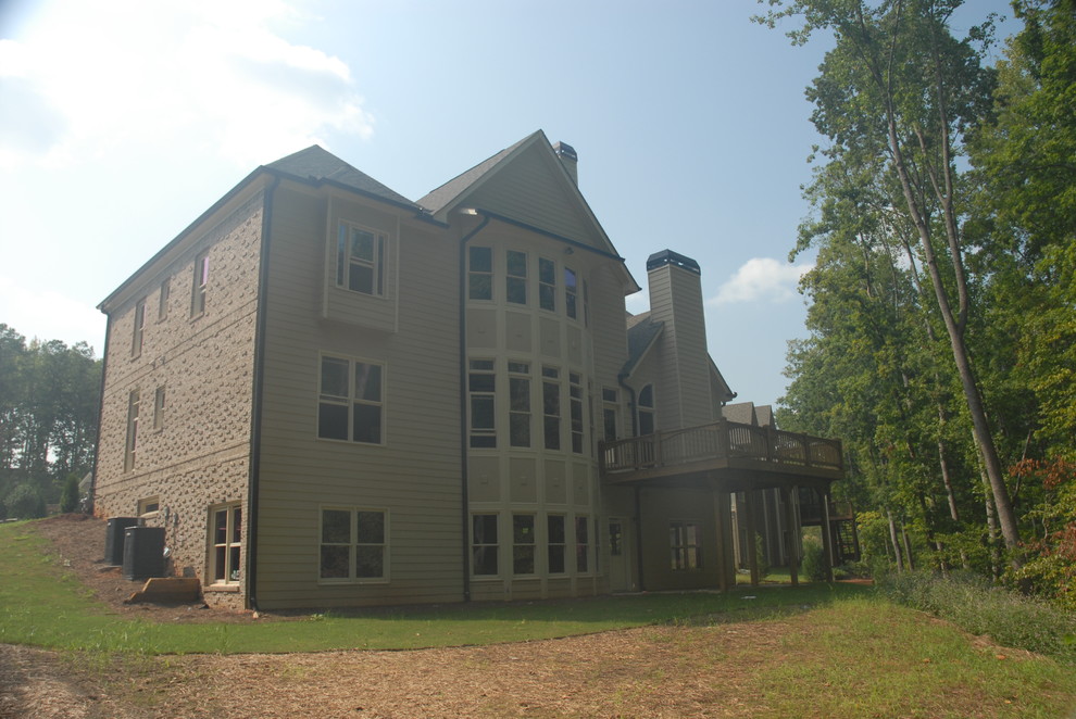 Traditional Custom Home Build with Moldings, Trim, Fireplace & Mantle