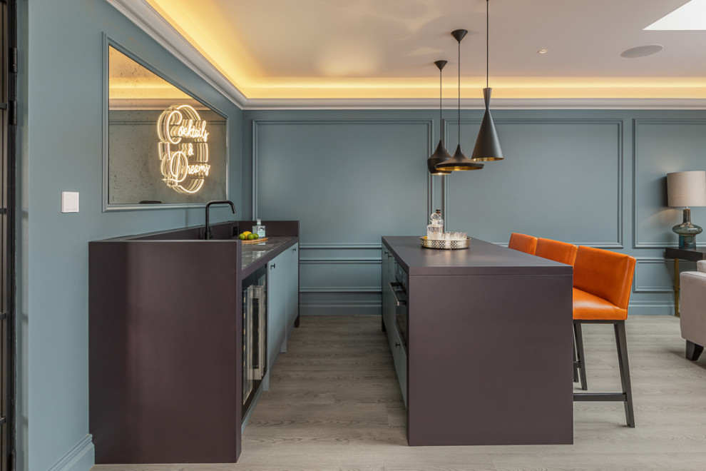 Home Gym and Games Room - Traditional - Home Bar - Buckinghamshire - by ...